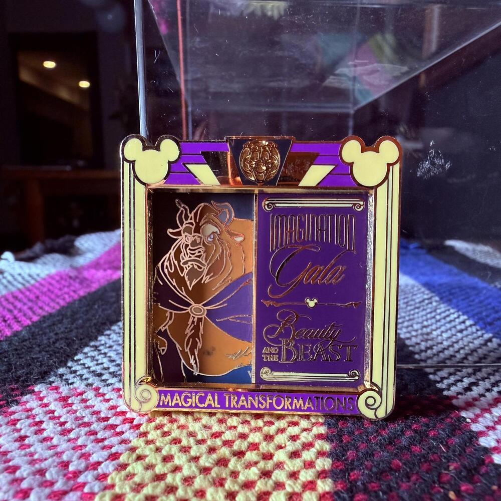 WDW Imagination Gala Beast Transformations Slider Pin LE 250